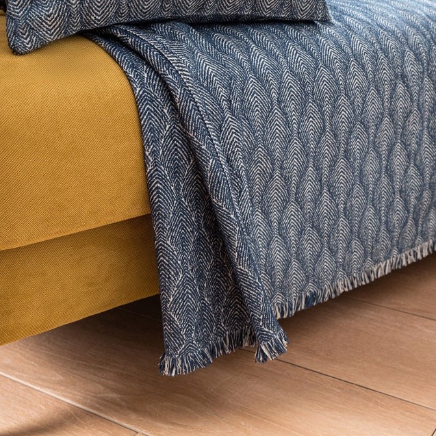Ριχτάρι Τριθέσιου Gofis Home Peacock Royal Blue 935-3/01 180x310 Ριχτάρι Τριθέσιου Gofis Home Peacock Royal Blue 935-3/01 180x310