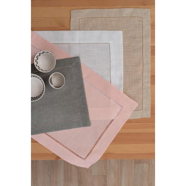 Σετ Σουπλά 2 Τεμαχίων Palamaiki Liana Beige 35x45 Σετ Σουπλά 2 Τεμαχίων Palamaiki Liana Beige 35x45