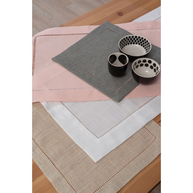 Σετ Σουπλά 2 Τεμαχίων Palamaiki Liana Grey 35x45 Σετ Σουπλά 2 Τεμαχίων Palamaiki Liana Grey 35x45