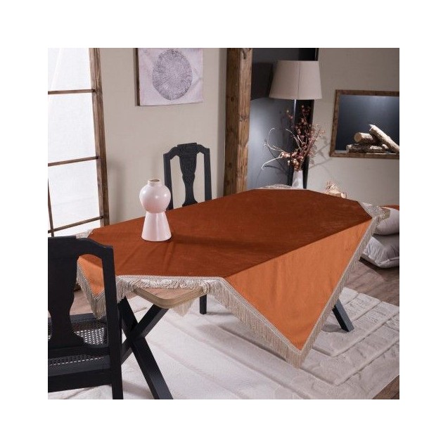 Τραπεζομάντηλο Teoran Velvet 05 140x140 Τραπεζομάντηλο Teoran Velvet 05 140x140