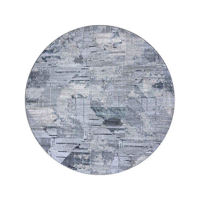 Σετ Χαλιά Κρεβατοκάμαρας MADI Feathers Grey Σετ Χαλιά Κρεβατοκάμαρας MADI Feathers Grey