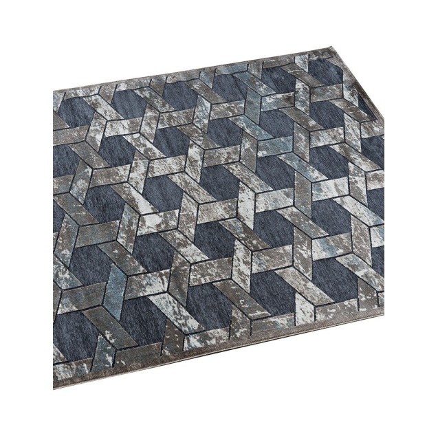 Χαλί MADI Trunk Grey Blue 160x230 Χαλί MADI Trunk Grey Blue 160x230