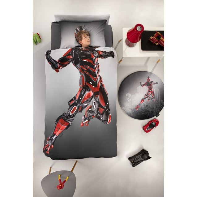 Σετ Παιδική Παπλωματοθήκη Ημίδιπλη Saint Clair Bionic 165x225 Σετ Παιδική Παπλωματοθήκη Ημίδιπλη Saint Clair Bionic 165x225
