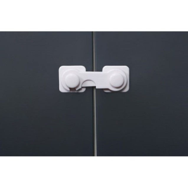 Ασφάλεια Γυάλινου Ντουλαπιού DreamBaby White BR74988 Ασφάλεια Γυάλινου Ντουλαπιού DreamBaby White BR74988