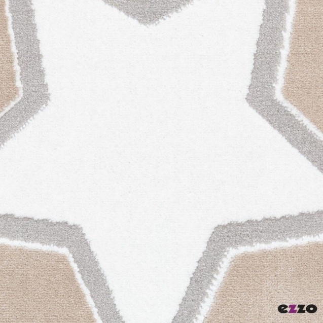 Χαλί Ezzo Vagio Stars A161ACD Light Beige 133x190 Χαλί Ezzo Vagio Stars A161ACD Light Beige 133x190