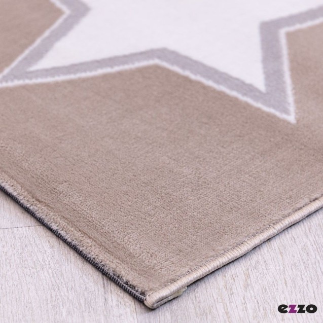 Χαλί Ezzo Vagio Stars A161ACD Light Beige 133x190 Χαλί Ezzo Vagio Stars A161ACD Light Beige 133x190