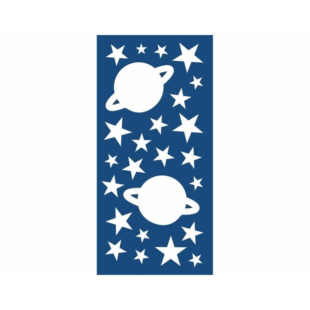 Αυτοκόλλητα Φωσφορίζοντα Ango Rocket & Stars Small 77226 Αυτοκόλλητα Φωσφορίζοντα Ango Rocket & Stars Small 77226