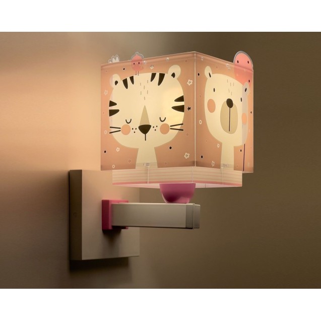 Παιδική Απλίκα Τοίχου Ango Baby Jungle Pink 63119 S Παιδική Απλίκα Τοίχου Ango Baby Jungle Pink 63119 S