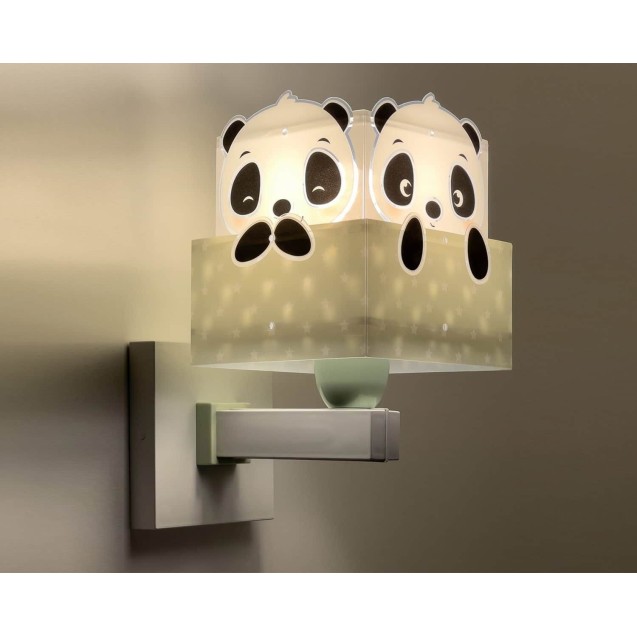 Παιδική Απλίκα Τοίχου Ango Panda Green 63169 H Παιδική Απλίκα Τοίχου Ango Panda Green 63169 H