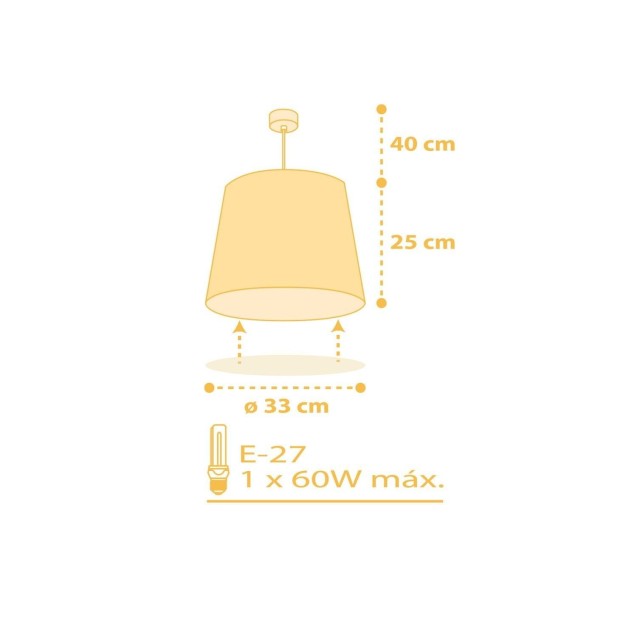 Παιδικό Φωτιστικό Οροφής Μονόφωτο Ango Starlight Yellow 82212 A Παιδικό Φωτιστικό Οροφής Μονόφωτο Ango Starlight Yellow 82212 A