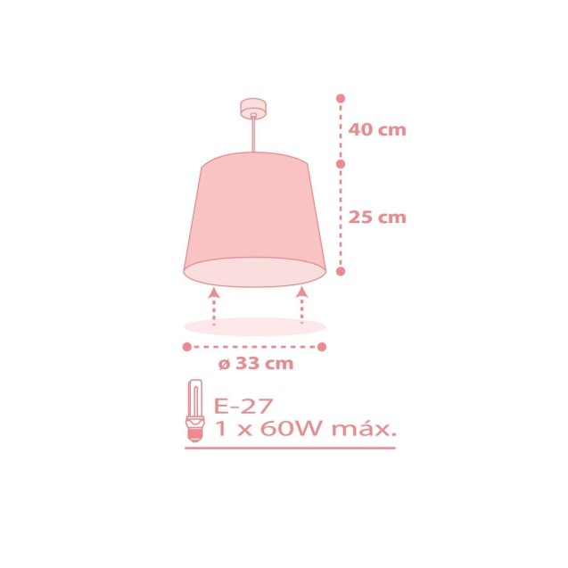 Παιδικό Φωτιστικό Οροφής Μονόφωτο Ango Starlight Pink 82212 S Παιδικό Φωτιστικό Οροφής Μονόφωτο Ango Starlight Pink 82212 S