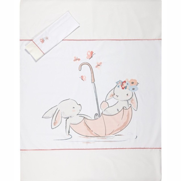Σετ Παπλωματοθήκη Κούνιας 2 Τεμαχίων Kentia Cutie 100x140 Σετ Παπλωματοθήκη Κούνιας 2 Τεμαχίων Kentia Cutie 100x140