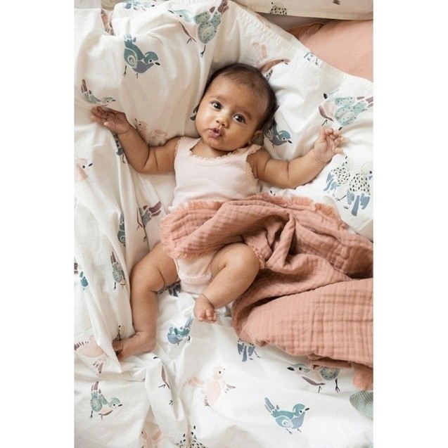 Κουβέρτα Αγκαλιάς Βαμβακερή Elodie Details Soft Faded Rose BR73652 75x100 Κουβέρτα Αγκαλιάς Βαμβακερή Elodie Details Soft Faded Rose BR73652 75x100