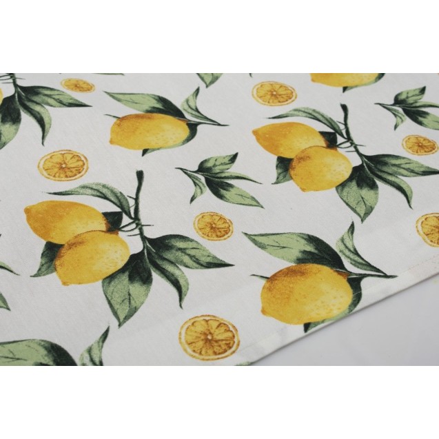 Καρέ Dimcol Lemon 457 Λευκό-Κίτρινο 90x90 Καρέ Dimcol Lemon 457 Λευκό-Κίτρινο 90x90