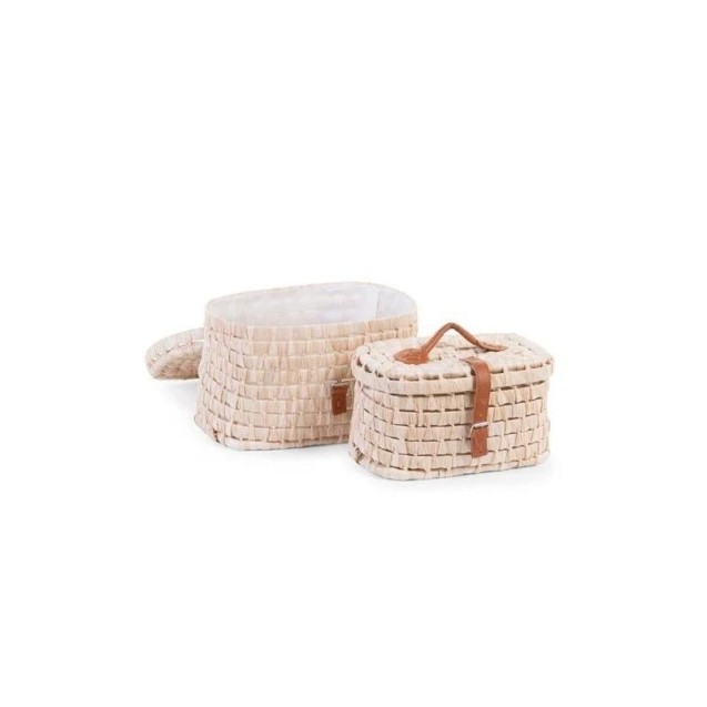 Σετ Καλάθια Αποθήκευσης 2 Τεμαχίων ChildHome Corn Husk BR74805 Σετ Καλάθια Αποθήκευσης 2 Τεμαχίων ChildHome Corn Husk BR74805