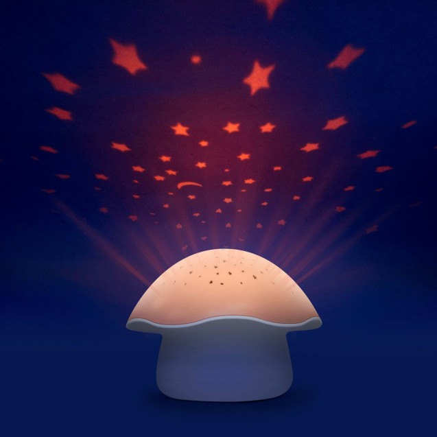 Μουσικός Προβολέας Pabobo Mushroom Stars Pink BR76567 Μουσικός Προβολέας Pabobo Mushroom Stars Pink BR76567