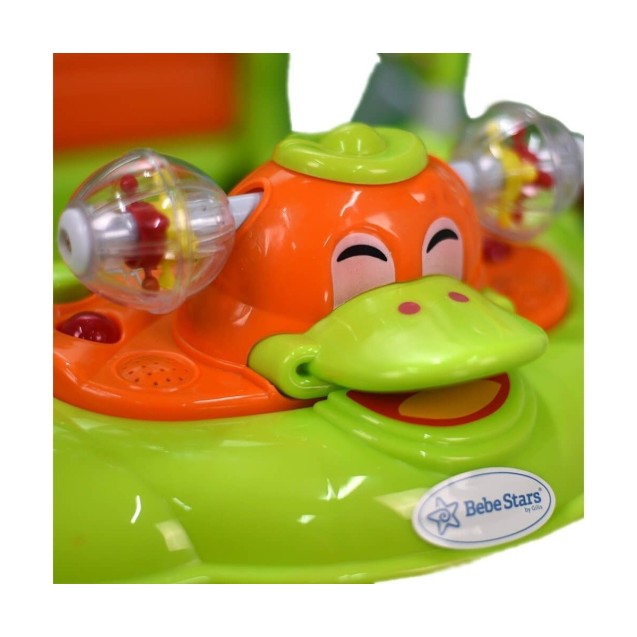 Παιδική Κούνια Bebe Stars Duck Green 020-174 Παιδική Κούνια Bebe Stars Duck Green 020-174