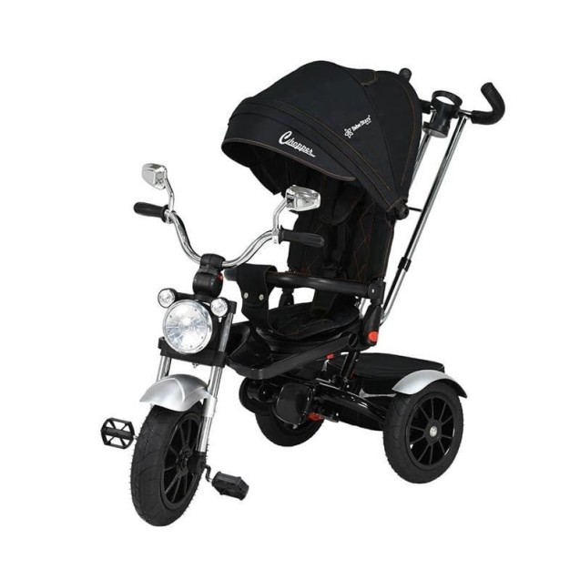 Ποδηλατάκι Τρίκυκλο Bebe Stars Chopper 6 in 1 Black 814-188 Ποδηλατάκι Τρίκυκλο Bebe Stars Chopper 6 in 1 Black 814-188