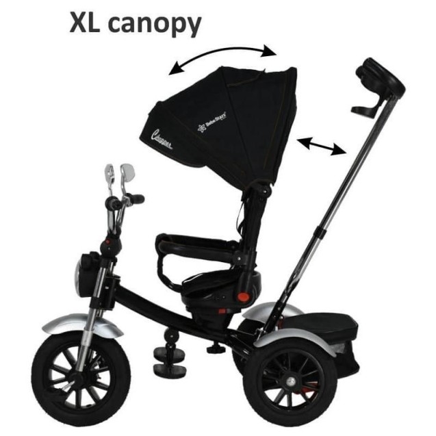 Ποδηλατάκι Τρίκυκλο Bebe Stars Chopper 6 in 1 Black 814-188 Ποδηλατάκι Τρίκυκλο Bebe Stars Chopper 6 in 1 Black 814-188