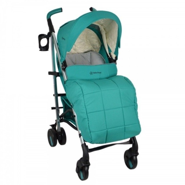 Καρότσι Bebe Stars Mito Aqua με Ποδόσακο 182-181 Καρότσι Bebe Stars Mito Aqua με Ποδόσακο 182-181