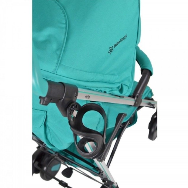 Καρότσι Bebe Stars Mito Aqua με Ποδόσακο 182-181 Καρότσι Bebe Stars Mito Aqua με Ποδόσακο 182-181