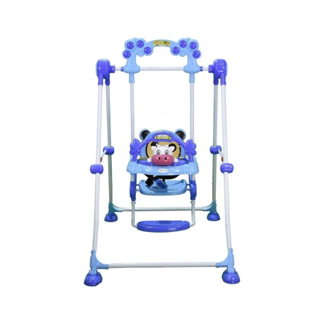 Παιδική Κούνια Bebe Stars Cow Blue 021-181 Παιδική Κούνια Bebe Stars Cow Blue 021-181