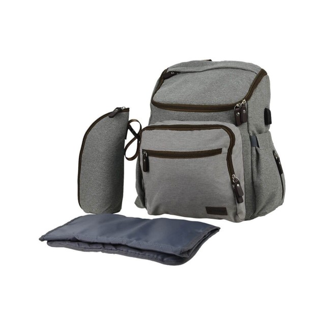Τσάντα Αλλαξιέρα Πλάτης Bebe Stars με USB Pure 590-182 Τσάντα Αλλαξιέρα Πλάτης Bebe Stars με USB Pure 590-182