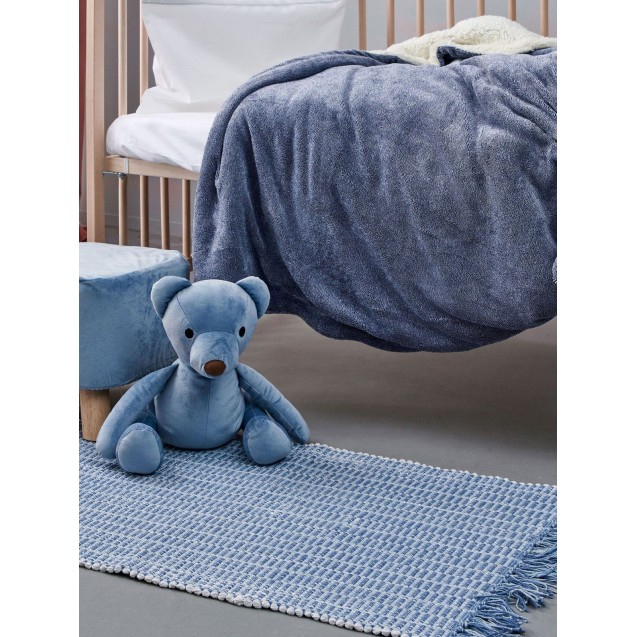 Χαλάκι Palamaiki Kids D?cor Lila Blue 50x80 Χαλάκι Palamaiki Kids D?cor Lila Blue 50x80
