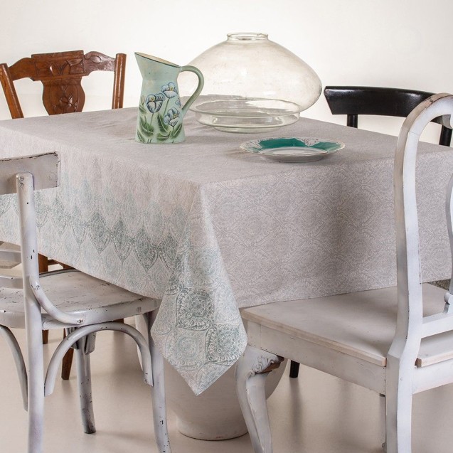 Τραπεζομάντηλο Melinen Marlene Aqua 135x180 Τραπεζομάντηλο Melinen Marlene Aqua 135x180