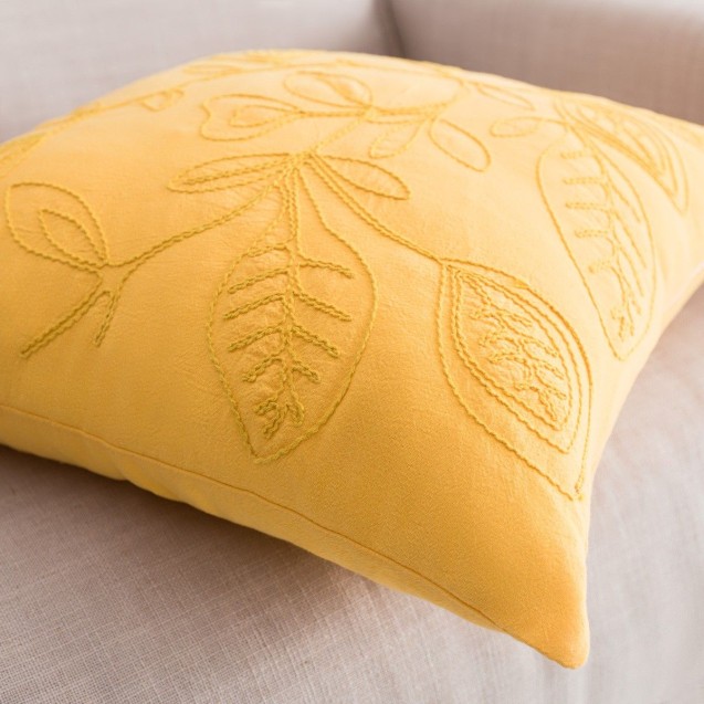 Μαξιλαροθήκη Διακόσμησης Gofis Home Pale Sun Yellow 381/10 43x43 Μαξιλαροθήκη Διακόσμησης Gofis Home Pale Sun Yellow 381/10 43x43