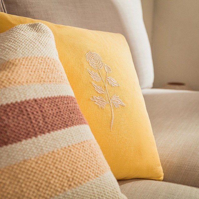Μαξιλαροθήκη Διακόσμησης Gofis Home Yolanthe Sun Yellow 484/10 43x43 Μαξιλαροθήκη Διακόσμησης Gofis Home Yolanthe Sun Yellow 484/10 43x43