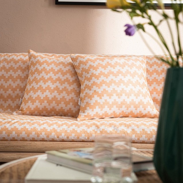 Ριχτάρι Τριθέσιου Gofis Home Summer Waves Honey Brown 466/12 180x310 Ριχτάρι Τριθέσιου Gofis Home Summer Waves Honey Brown 466/12 180x310