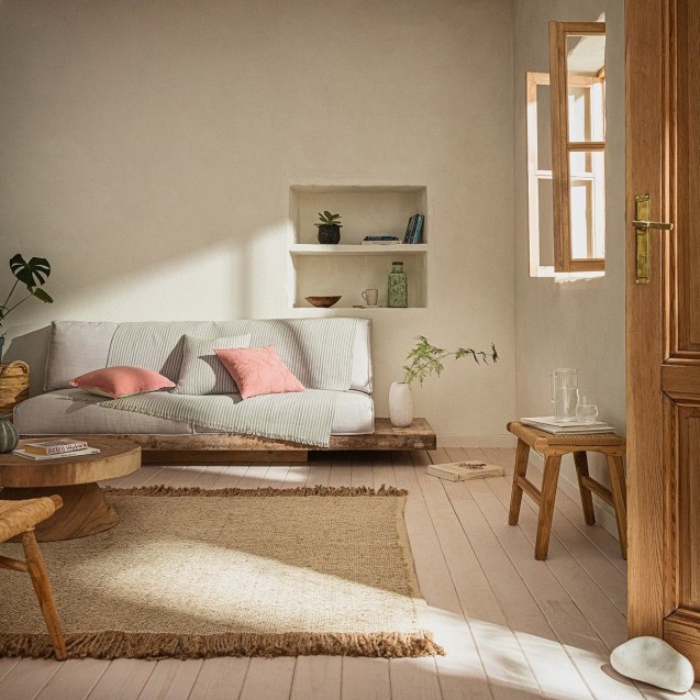 Ριχτάρι Πολυθρόνας Gofis Home Lined Rock Grey 390/15 180x180 Ριχτάρι Πολυθρόνας Gofis Home Lined Rock Grey 390/15 180x180