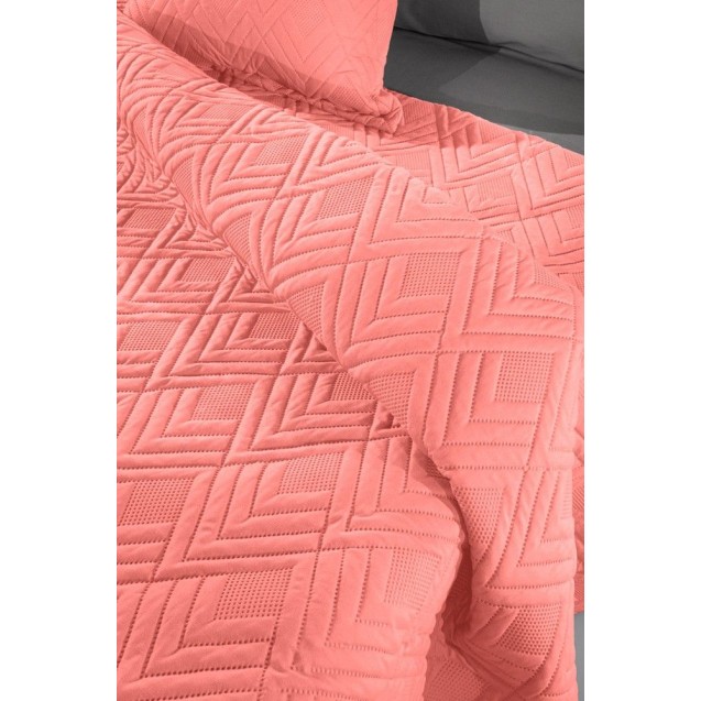 Σετ Κουβερλί Μονό 2 Τεμαχίων Guy Laroche Curves Coral 160x240 Σετ Κουβερλί Μονό 2 Τεμαχίων Guy Laroche Curves Coral 160x240