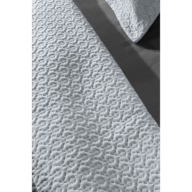 Σετ Κουβερλί Υπέρδιπλο 2 Τεμαχίων Guy Laroche Divine Silver 220x240 Σετ Κουβερλί Υπέρδιπλο 2 Τεμαχίων Guy Laroche Divine Silver 220x240