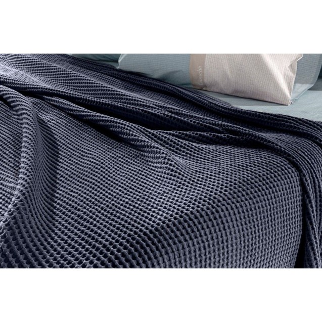 Κουβέρτα Πικέ King Size Guy Laroche Eternity Marine 260x240 Κουβέρτα Πικέ King Size Guy Laroche Eternity Marine 260x240