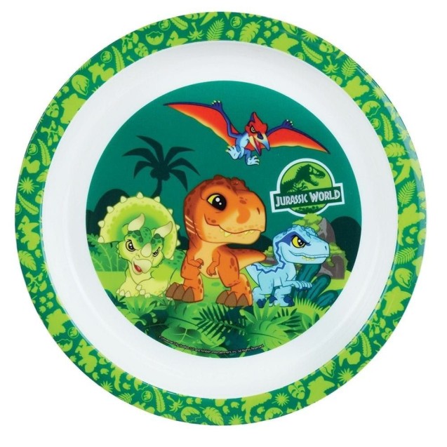 Σετ Σερβίτσιο 3 Τεμαχίων Ango Jurassic World Green/Orange 006066 Σετ Σερβίτσιο 3 Τεμαχίων Ango Jurassic World Green/Orange 006066