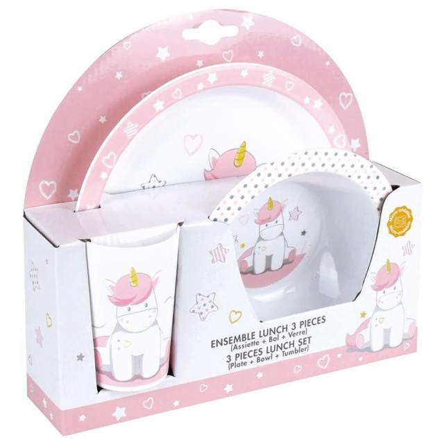 Σετ Σερβίτσιο 3 Τεμαχίων Ango Unicorn 005667 Σετ Σερβίτσιο 3 Τεμαχίων Ango Unicorn 005667