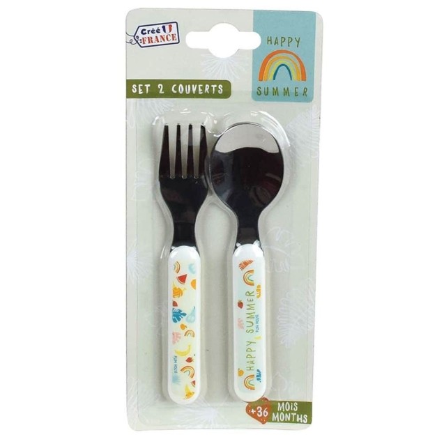 Σετ Πιρούνι-Κουτάλι 2 Τεμαχίων Ango Fruty's 006075 Σετ Πιρούνι-Κουτάλι 2 Τεμαχίων Ango Fruty's 006075