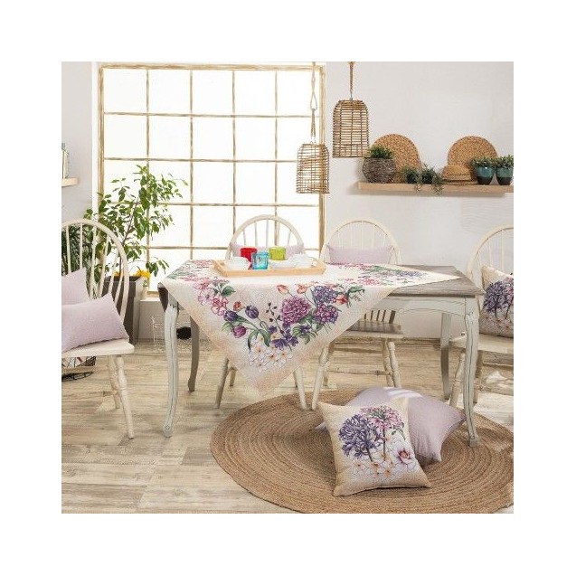 Τραπεζομάντηλο Teoran Rosado 140x140 Τραπεζομάντηλο Teoran Rosado 140x140