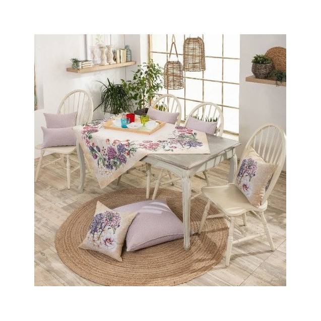 Τραπεζομάντηλο Teoran Rosado 140x140 Τραπεζομάντηλο Teoran Rosado 140x140
