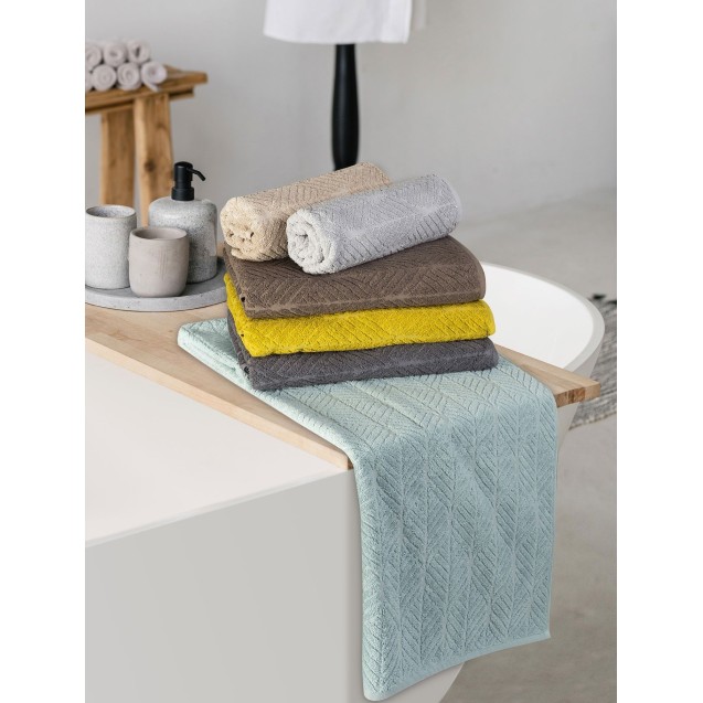Πετσέτα Προσώπου MADI Herb Yellow 50x90 Πετσέτα Προσώπου MADI Herb Yellow 50x90