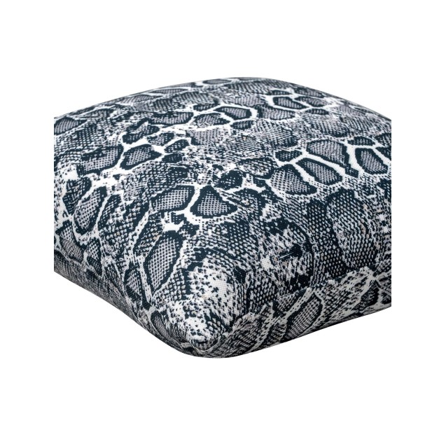Μαξιλαροθήκη Διακόσμησης MADI Snake Grey 40x40 Μαξιλαροθήκη Διακόσμησης MADI Snake Grey 40x40