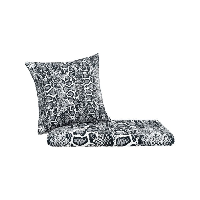 Μαξιλαροθήκη Διακόσμησης MADI Snake Grey 40x40 Μαξιλαροθήκη Διακόσμησης MADI Snake Grey 40x40