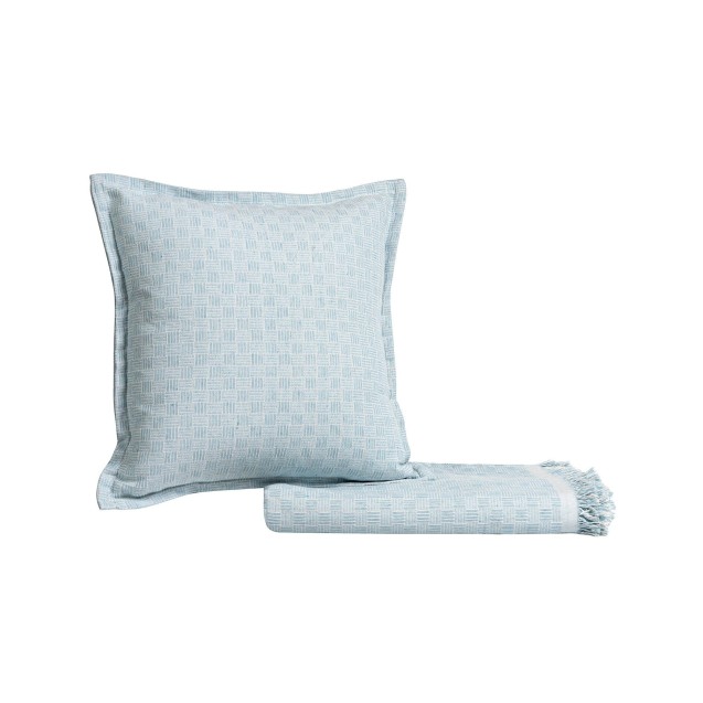 Μαξιλαροθήκη Διακόσμησης MADI Perplex Blue 45x45 Μαξιλαροθήκη Διακόσμησης MADI Perplex Blue 45x45