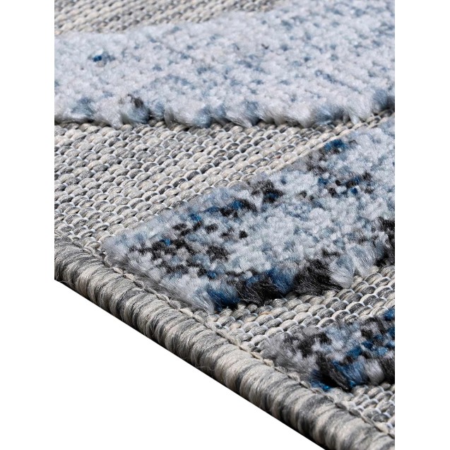 Χαλί MADI Tisser Grey Blue 160x230 Χαλί MADI Tisser Grey Blue 160x230