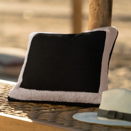 Μαξιλαροθήκη Ξαπλώστρας Gofis Home Coral Sense Black Coal / Sand 519/14 43x43