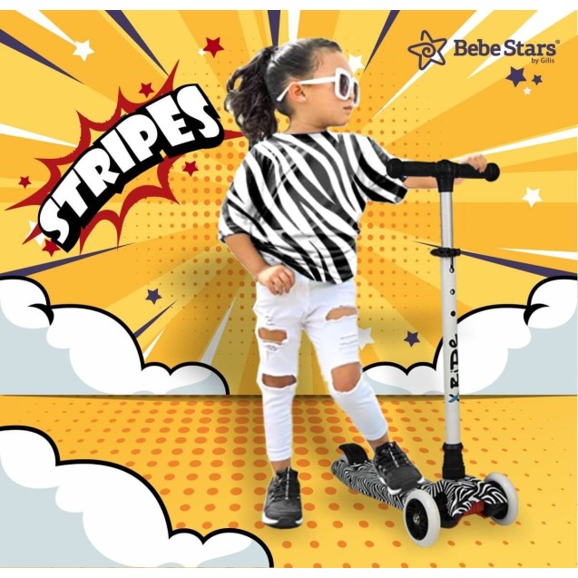 Πατίνι Bebe Stars X-Ride Stripes 661-188 Πατίνι Bebe Stars X-Ride Stripes 661-188