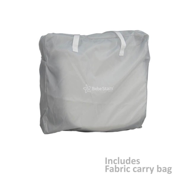 Λίκνο Bebe Stars Chic 2in1 Light Grey 843-182 Λίκνο Bebe Stars Chic 2in1 Light Grey 843-182