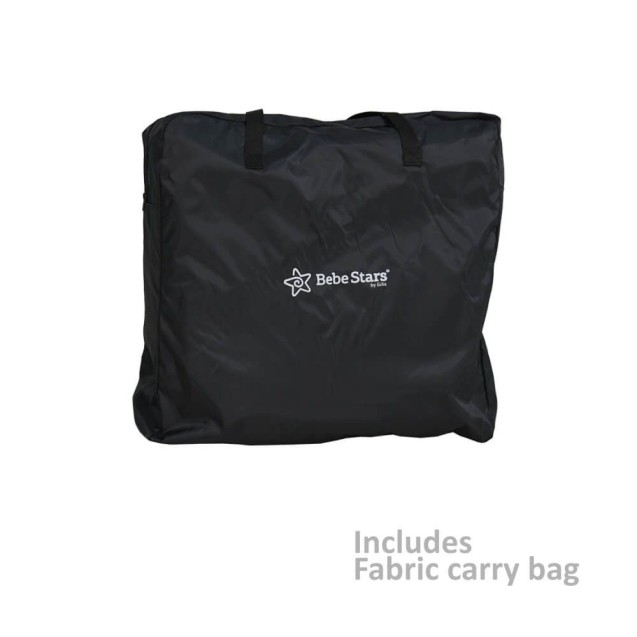 Λίκνο Bebe Stars Chic 2in1 Graphite 843-186 Λίκνο Bebe Stars Chic 2in1 Graphite 843-186